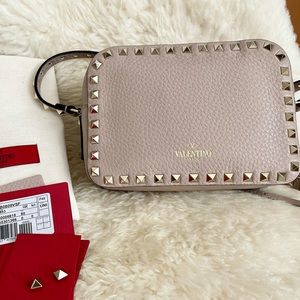 Valentino Rockstud Camera Crossbody bag